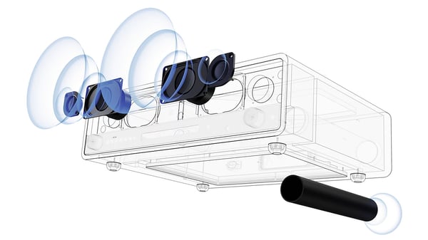 Philips TAV5000/10 grammofoner Remdriven skivtallrik Svart