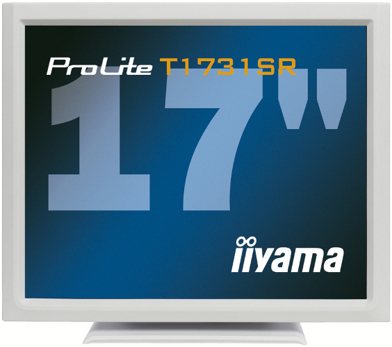 iiyama ProLite T1731SR-1 platta pc-skärmar 43,2 cm (17") 1280 x 1024 pixlar LED Pekskärm Bordsskiva Vit