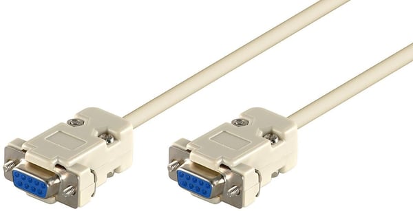 Microconnect SCSENN3N serielkabel Hvid 3 m DB-9