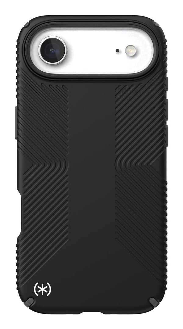 Speck Presidio2 Grip Cover til iPhone 17 Air Sort/Skifergrå/Hvid