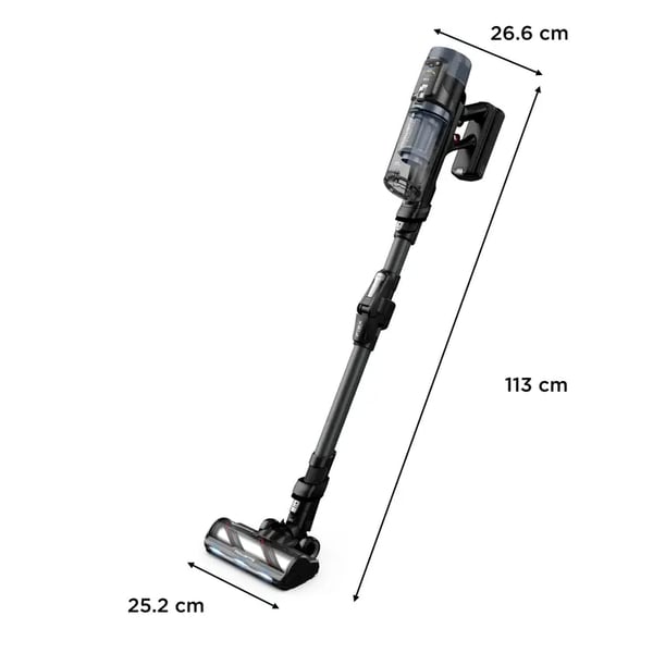 Rowenta X-Force Flex 14.80 RH9B36WV stav støvsuger & elektrisk kost 2-i-1 stangstøvsuger Batteri Dry Poseløs 0,65 L 670 W Sort, Blå