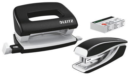 Leitz Hæftemaskine & hulapparat sæt WOW Mini NeXXt WOW Mini blister Leitz Hæftemaskine & hulapparat sæt WOW Mini NeXXt WOW Mini blister