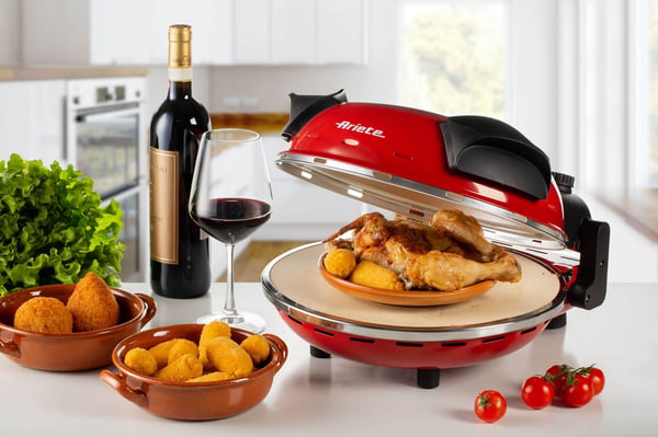 Ariete 0909/10 pitsan valmistaja & uuni 1 pitsa(a) 1200 W Punainen