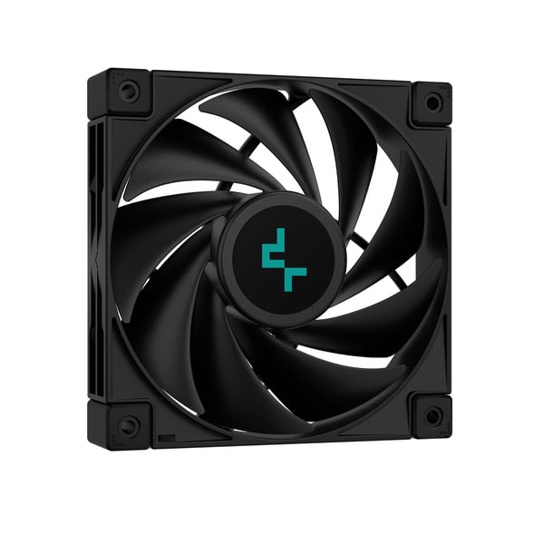 DeepCool AK400 ZERO DARK Processor Luftkøler 12 cm Sort 1 stk
