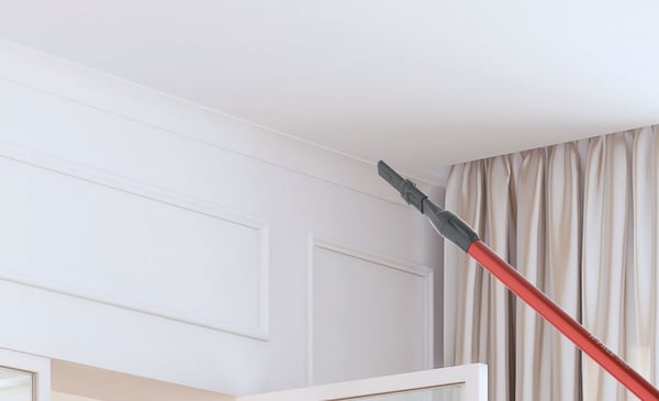 Hoover HF322AFP 011 2-i-1 stangstøvsuger Batteri Dry Stof Poseløs 0,7 L 240 W Grå, Titanium