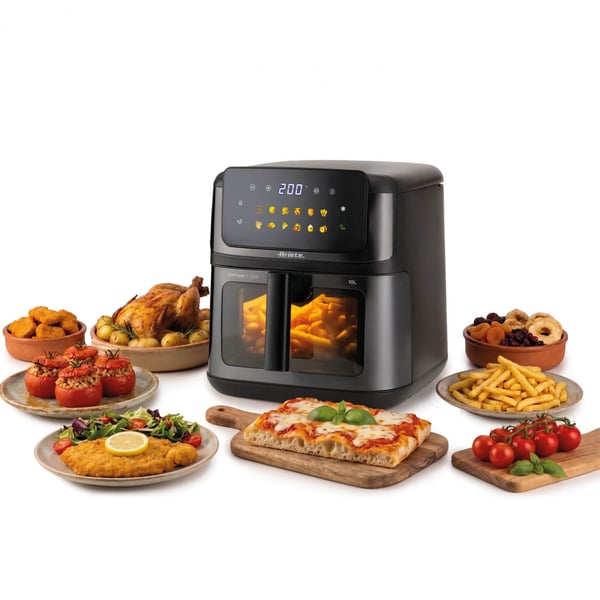 Ariete 00C464211AR0 frituregryde Enkelt 10 L Enkeltstående 2100 W Varmluftsteger Sort