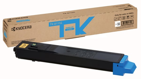 KYOCERA TK-8115C värikasetti 1 kpl Alkuperäinen Syaani