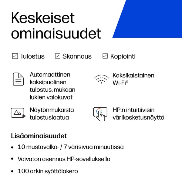 HP ENVY 6132e Langaton All-in-One Väri Tulostin, Instant Ink; Valokuvatulostus