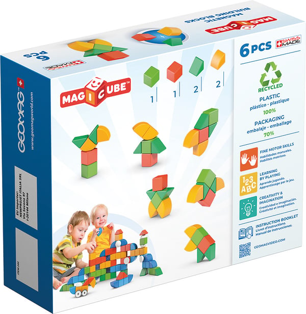 Geomag MagiCube 3 Shapes Recycled Starter Set