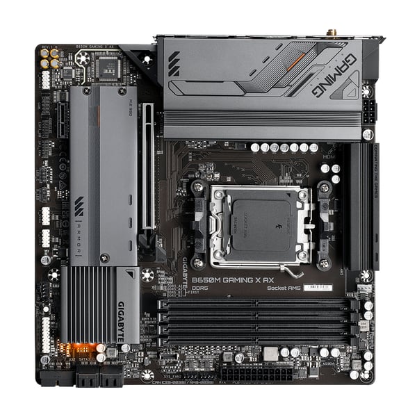 GIGABYTE B650M GAMING X AX emolevy AMD B650 Pistoke AM5 mikro ATX