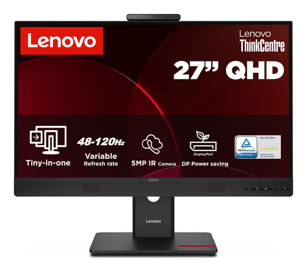 Lenovo ThinkCentre TIO27 Gen6 platta pc-skärmar 68,6 cm (27") 2560 x 1440 pixlar Quad HD LED Svart