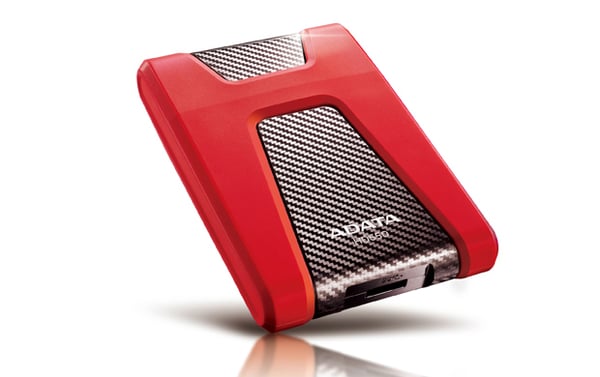 ADATA DashDrive Durable HD650 externa hårddiskar 1 TB 2.5" USB 3.2 Gen 1 (3.1 Gen 1) Röd
