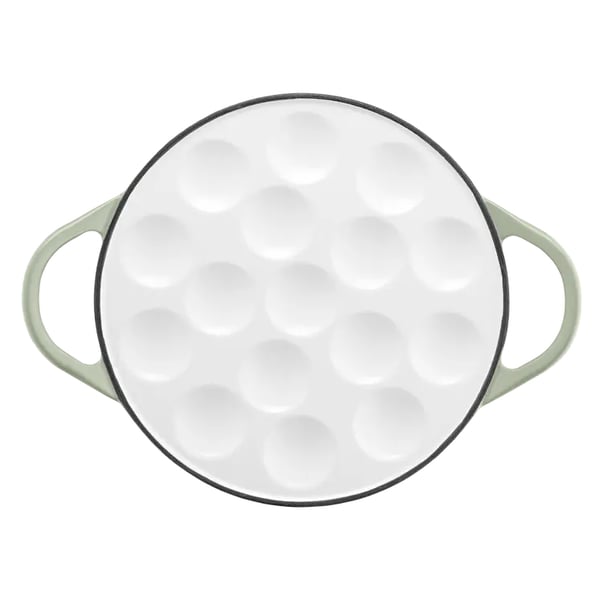 Tefal E2580425 sovsegryde Rund Grøn, Hvid
