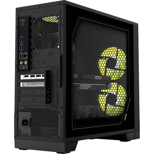 MSI MAG Infinite S AI 2NVL5-013EU Intel Core Ultra 5 225F 16 GB DDR5-SDRAM 1 TB SSD NVIDIA GeForce RTX 5060 Windows 11 Home Työpöytä PC Musta