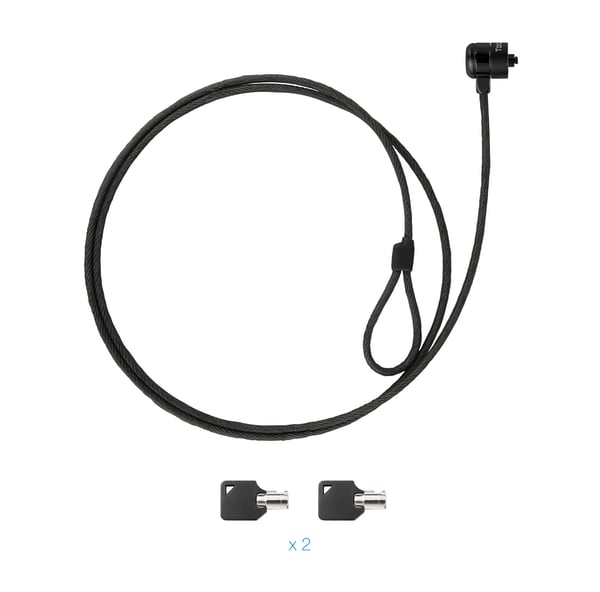 TooQ TQCLKC0025-G kaapelilukko Harmaa 1,5 m