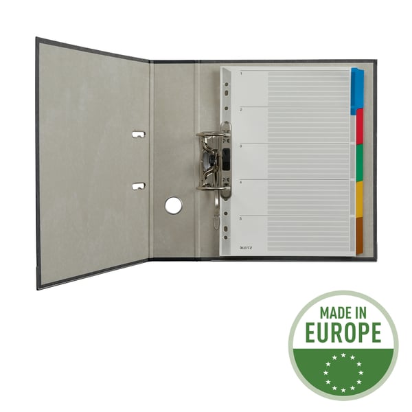 Leitz 43200000 opdeler Karton, Mylar, Plast Flerfarvet 1 stk