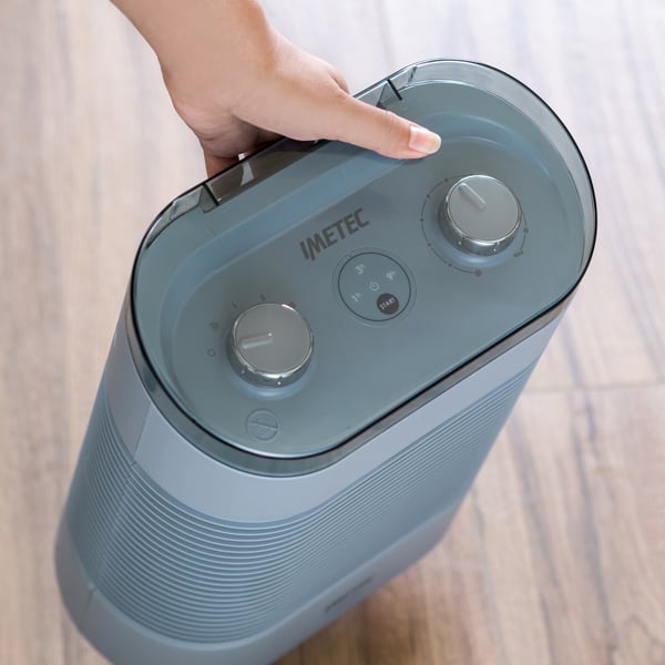 Imetec Silent Power Protection Indendørs Blå 2200 W Blæser med elektrisk områdevarmer