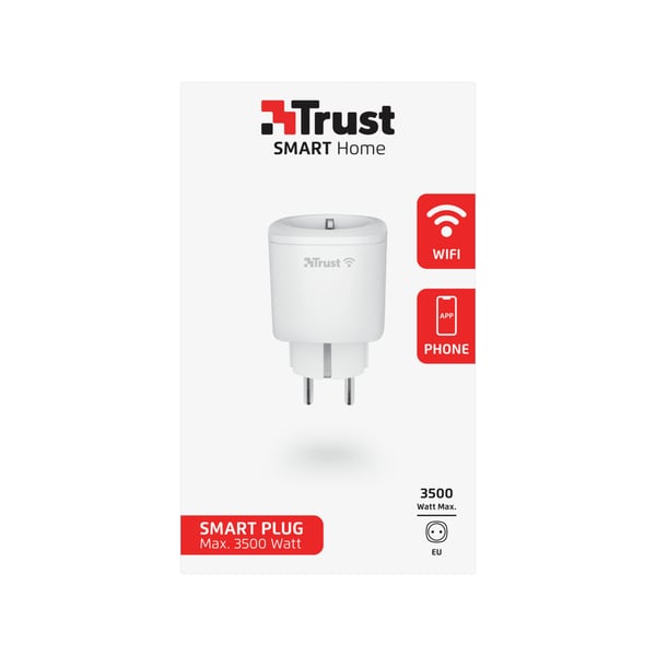 Trust 71289 smart stik 3000 W Hvid