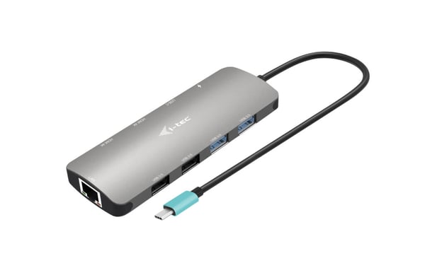 i-tec C31NANOHDM2DOCPD kannettavien tietokoneiden telakka ja porttitoistin Langallinen USB 3.2 Gen 1 (3.1 Gen 1) Type-C Hopea i-tec C31NANOHDM2DOCPD kannettavien tietokoneiden telakka ja porttitoistin Langallinen USB 3.2 Gen 1 (3.1 Gen 1) Type-C Hopea