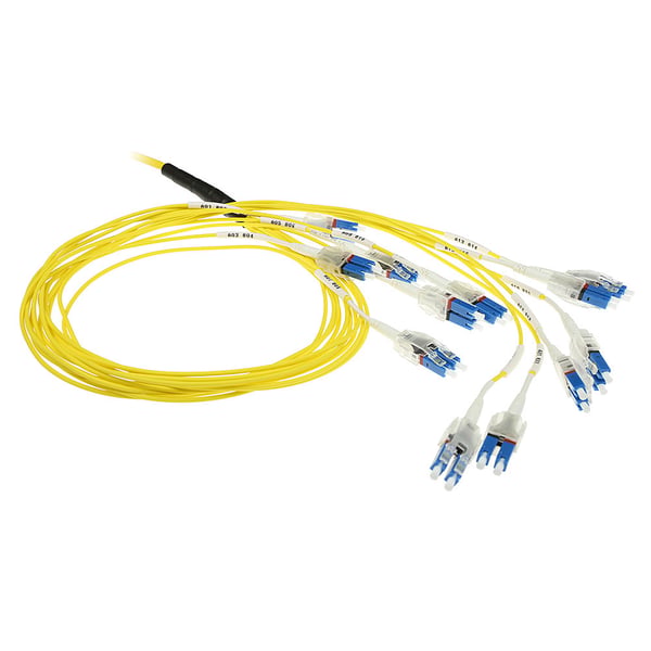 ACT DC5565 InfiniBand och fiberoptisk kabel 100 m LC Gul