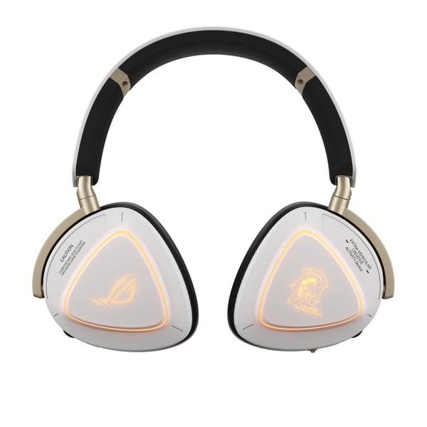 ASUS ROG Delta II-KJP Headset Kabel & trådløs Spil Bluetooth Sort, Hvid