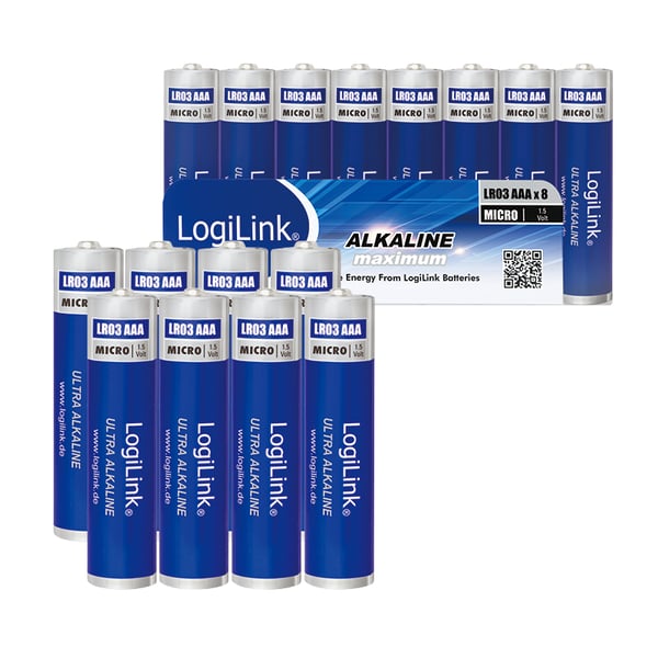 LogiLink LR03F8 husholdningsbatteri Engangsbatteri AAA Alkaline