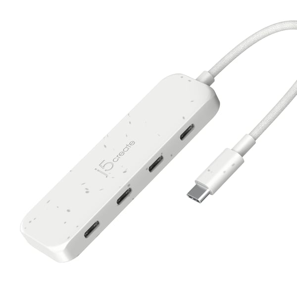 j5create Miljövänlig USB-C till 4-portars typ-C Gen 2-hubb