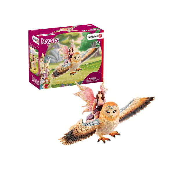 schleich BAYALA Fairy In Flight On Glam-Owl