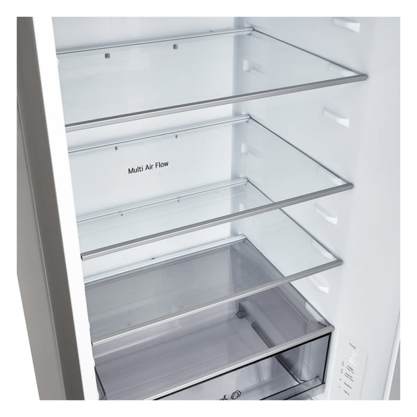 LG GBBSJ20DPY Fritstående 375 L Rustfrit stål
