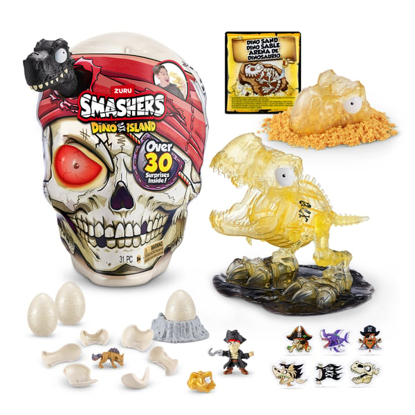 PROMO SMASHERS 07488 Dino Island Skull Giant med överraskningar Mix Pris för 1 styck