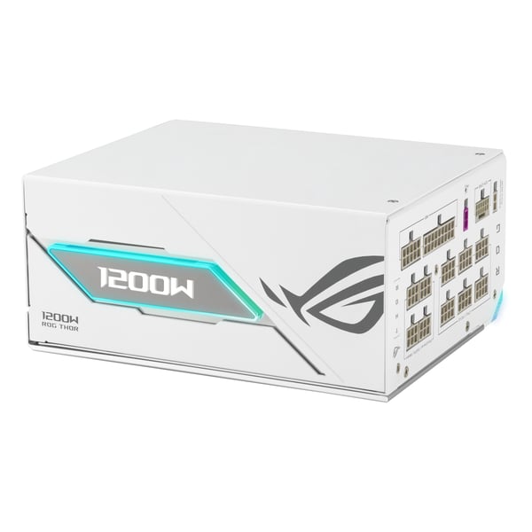 ASUS ROG -THOR-1200P3-WHITE-GAMING strömförsörjningsenheter 1200 W 20+4 pin ATX ATX Vit