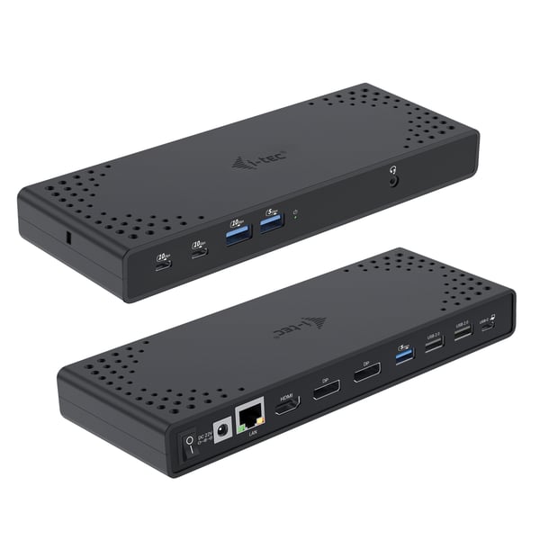 i-tec C31TRIPLE4KDOCKPDIT dockingstation Ledningsført USB 3.2 Gen 1 (3.1 Gen 1) Type-C Sort