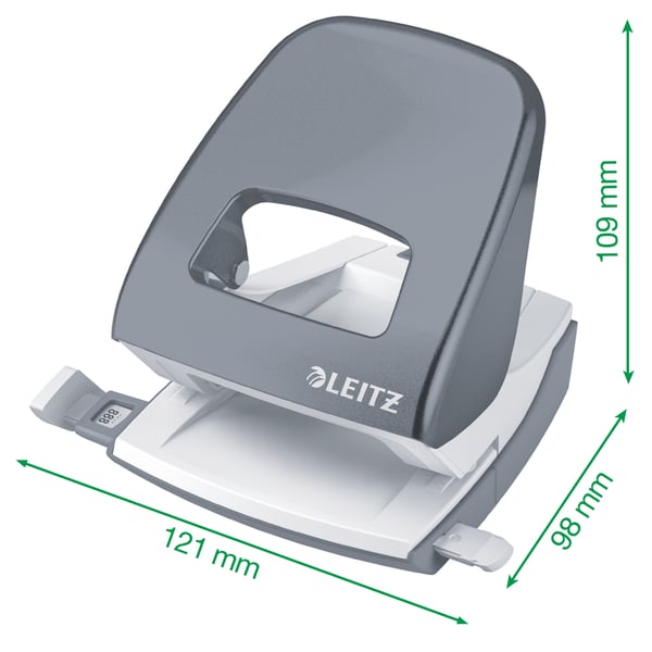 Leitz metallilävistäjä WOW 5008 2-reik. / 30 arkkia blisteri