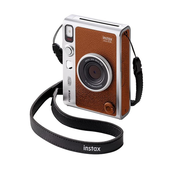 Fujifilm Instax mini Evo - Brown (Type C) 1/5" 2560 x 1920 pixlar CMOS Brun, Silver