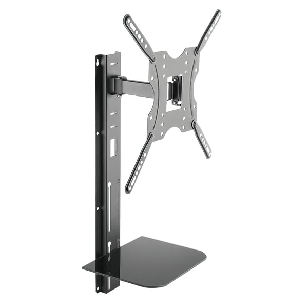LogiLink BP0048 TV-kiinnike 139,7 cm (55") Musta, Ruostumaton teräs