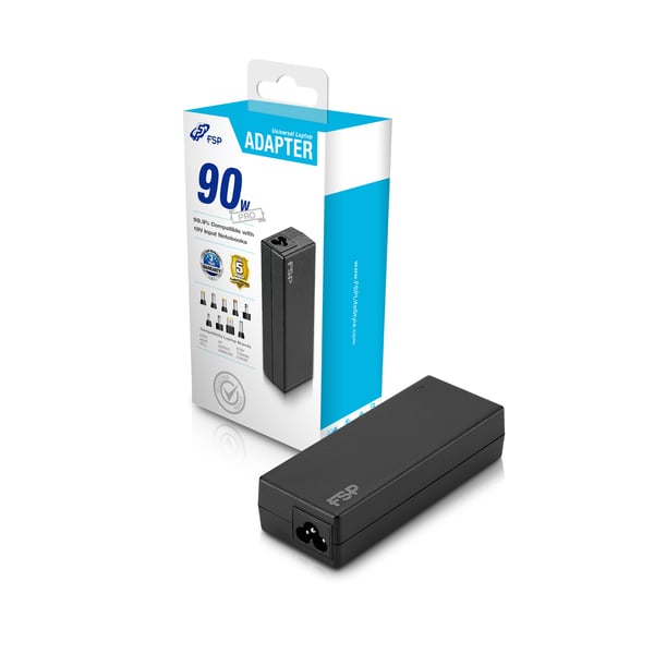 FSP NB PRO virta-adapteri ja vaihtosuuntaaja Sisätila 90 W Musta