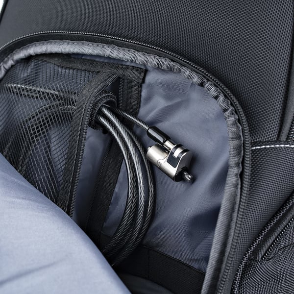 StarTech.com NANOK-LAPTOP-LOCK kabellås Sort, Sølv 2 m
