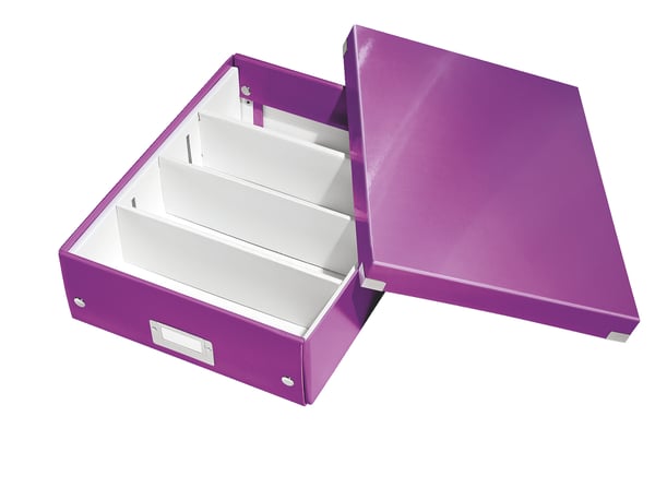 Leitz Click & Store WOW lokerikkolaatikko, Medium, 85 % kierrätyskartonki