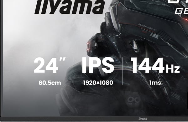 Iiyama G-Master GB2441HSU-B1 HD Ga - Litteänäyttö (TFT/LCD) - 24\"