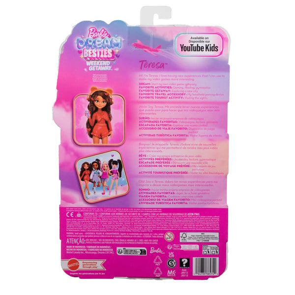 Barbie Dream Besties WEEKEND GETAWAY TERESA Doll and Accessories