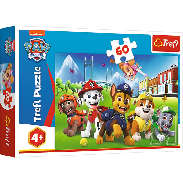 Trefl Paw Patrol Puzzle 60 Puslespil 60 stk Tegnefilm