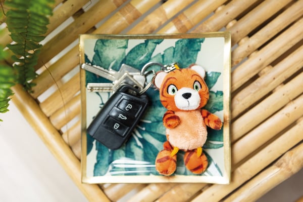 NICI 49780 nyckelmärkningslappar Grön, Orange 1 styck