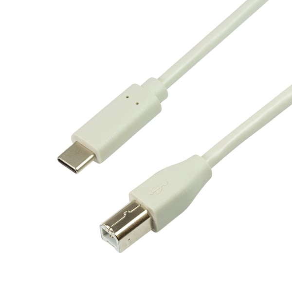 LogiLink CU0160 USB-kablar USB 2.0 1 m USB C USB B 0,48 Gbit/s Vit LogiLink CU0160 USB-kablar USB 2.0 1 m USB C USB B 0,48 Gbit/s Vit