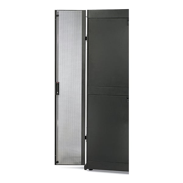 APC NetShelter SX 42U 600mm Wide Perforated Split Doors Black