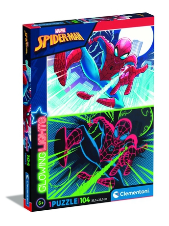 Clementoni Marvel Spiderman Kontur puslespil 104 stk Kunst