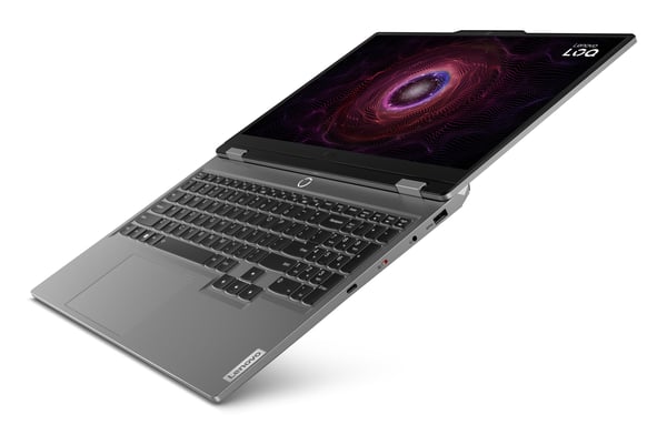 Lenovo LOQ 15AHP9 AMD Ryzen™ 7 7445HS Laptop 39,6 cm (15.6") Fuld HD 16 GB DDR5-SDRAM 512 GB SSD NVIDIA GeForce RTX 3050 Wi-Fi 6 (802.11ax) Grå Portugisisk