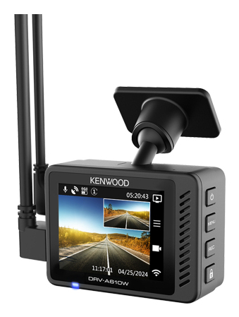 Kenwood DRV-A610W bilkamera 4K Ultra HD Wi-Fi ﻿DC Svart