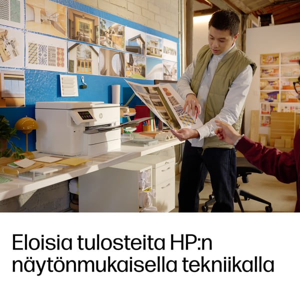HP OfficeJet Pro 9730e Langaton All-in-One Väri Tulostin, Instant Ink; kaksipuolinen tulostus