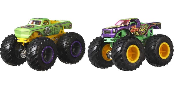 Hot Wheels Monster Trucks 1:64 Scale Demolition Doubles -autolajitelma