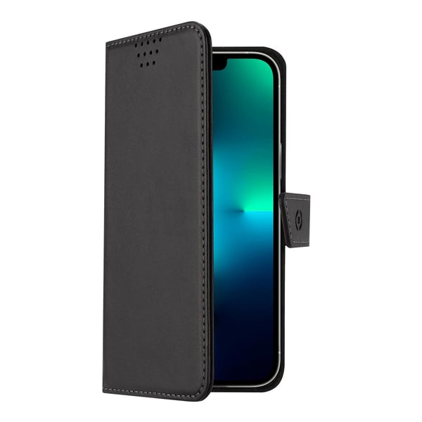 Celly Wallymag mobiltelefonfodral 15,5 cm (6.1") Plånbok Svart